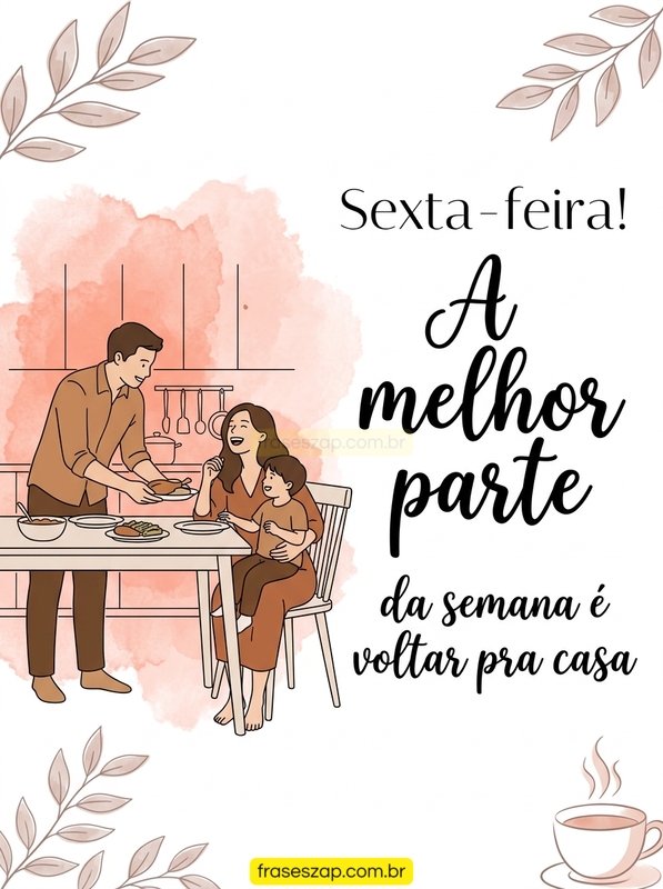 Imagem de sexta-feira para compartilhar no WhatsApp