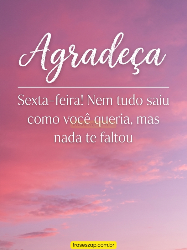 Imagem de sexta-feira para compartilhar no WhatsApp