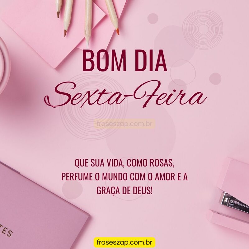 Imagem de sexta-feira para compartilhar no WhatsApp