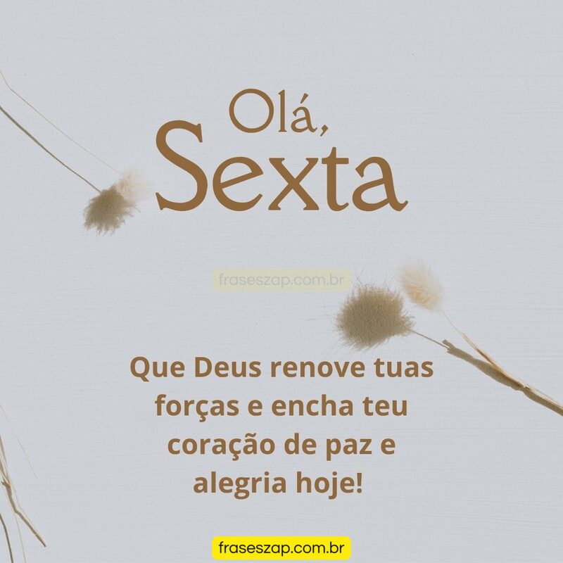 Imagem de sexta-feira para compartilhar no WhatsApp