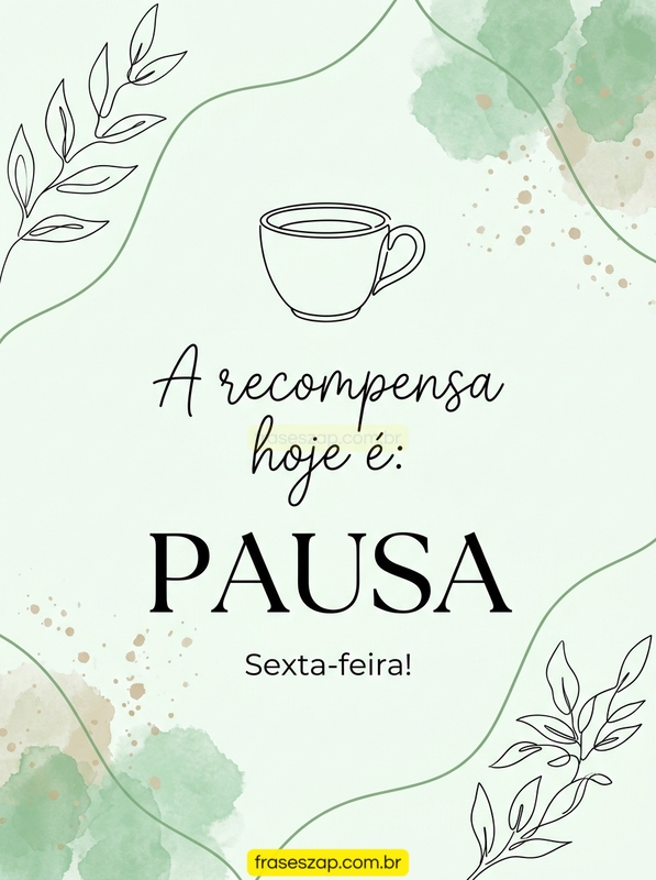 Imagem de sexta-feira para compartilhar no WhatsApp