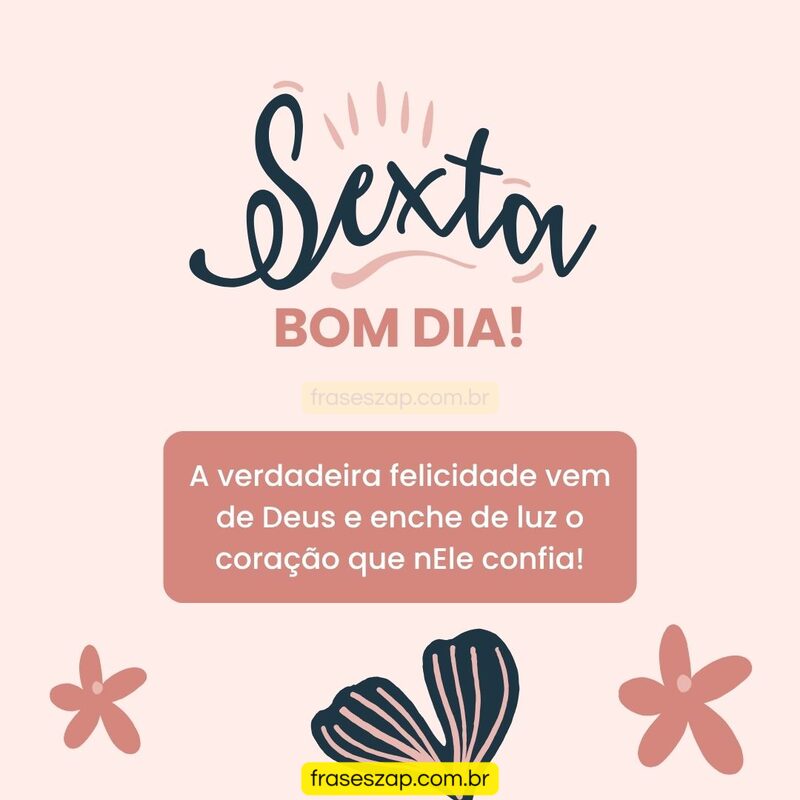 Imagem de sexta-feira para compartilhar no WhatsApp