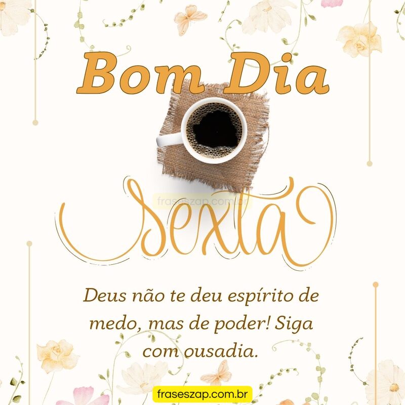 Imagem de sexta-feira para compartilhar no WhatsApp