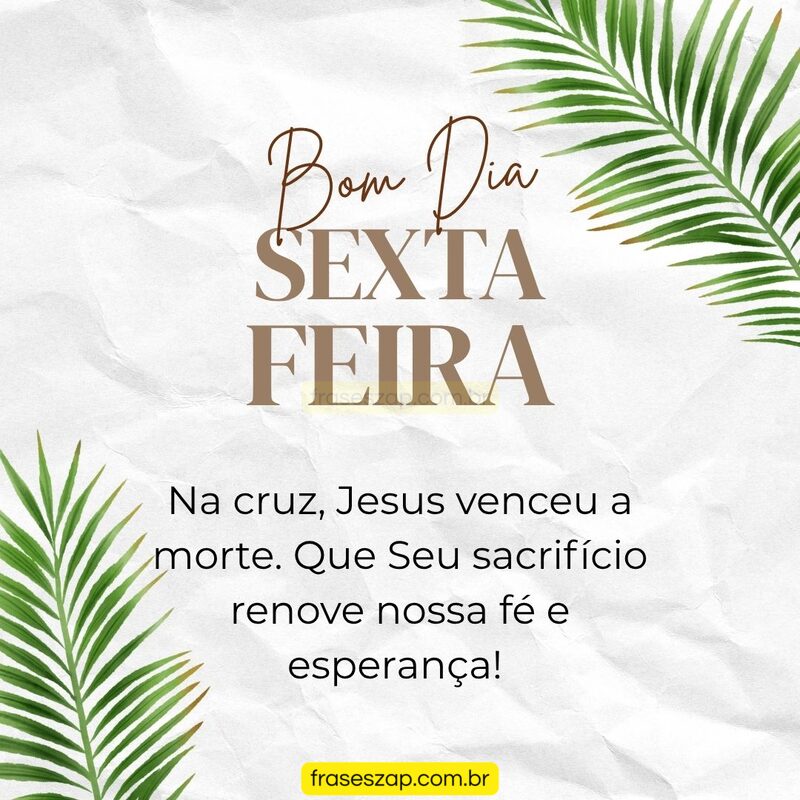Imagem de sexta-feira para compartilhar no WhatsApp