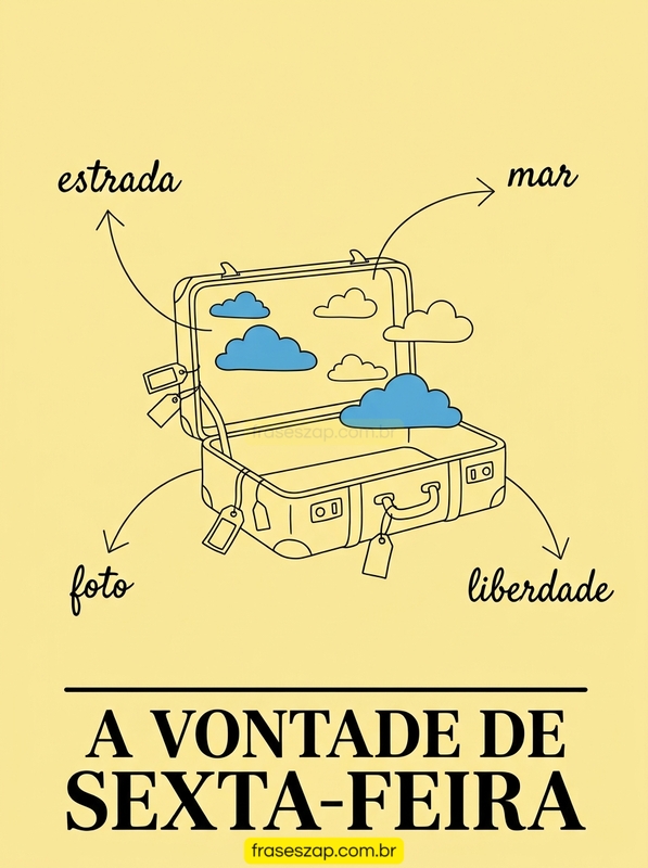 Imagem de sexta-feira para compartilhar no WhatsApp