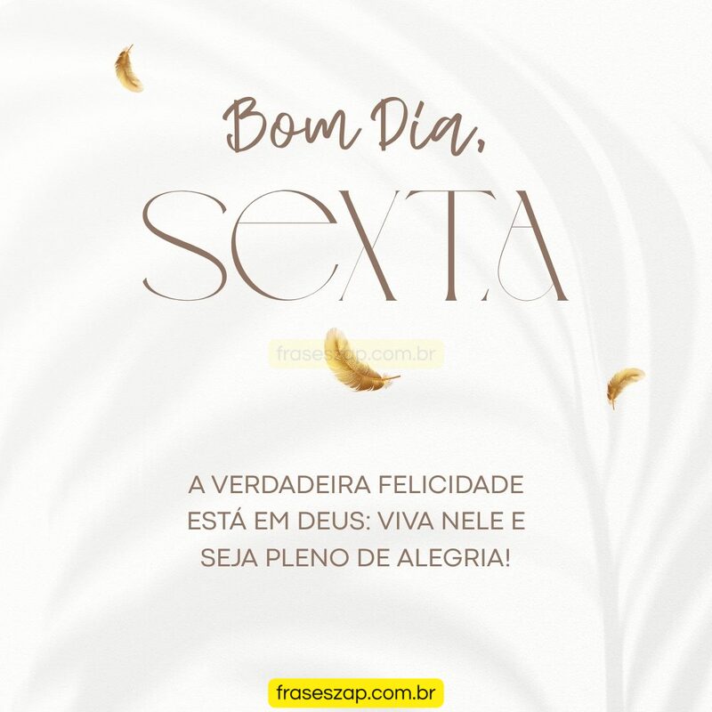 Imagem de sexta-feira para compartilhar no WhatsApp