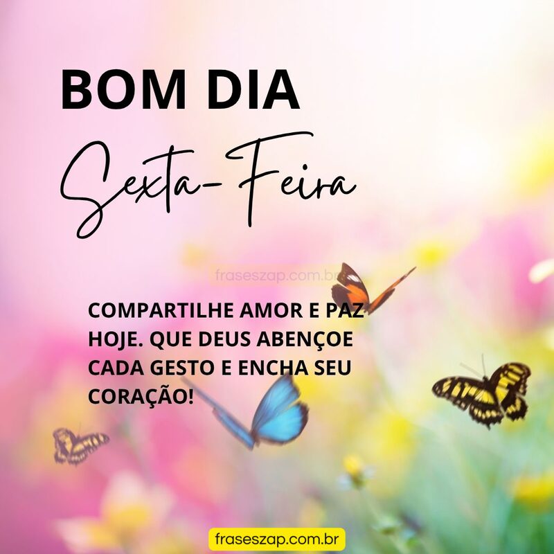 Imagem de sexta-feira para compartilhar no WhatsApp