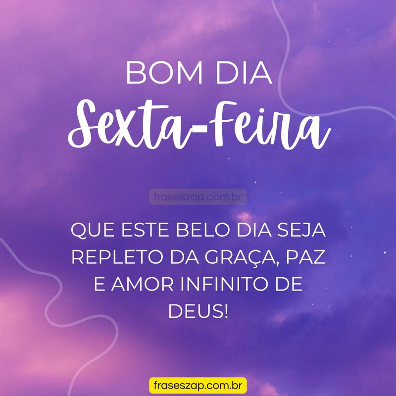 Imagem de sexta-feira para compartilhar no WhatsApp