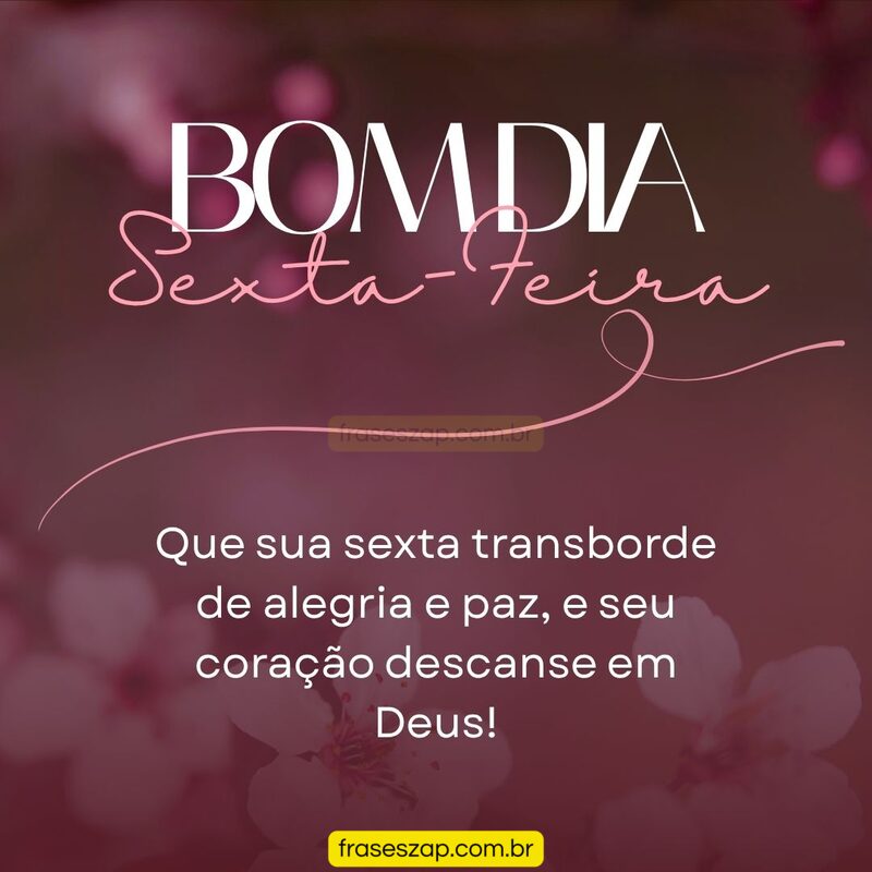 Imagem de sexta-feira para compartilhar no WhatsApp