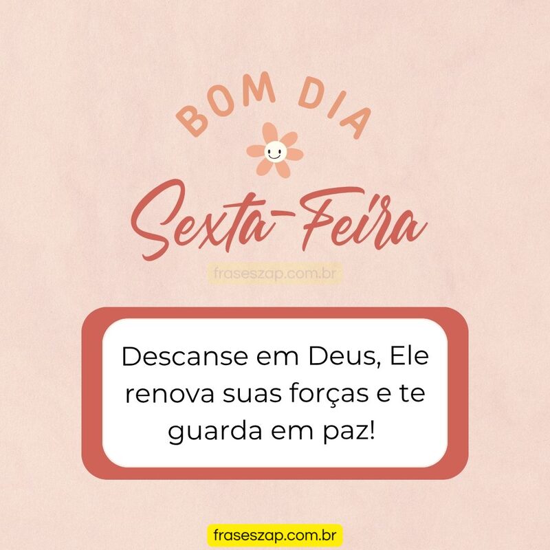 Imagem de sexta-feira para compartilhar no WhatsApp