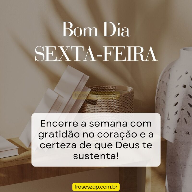 Imagem de sexta-feira para compartilhar no WhatsApp