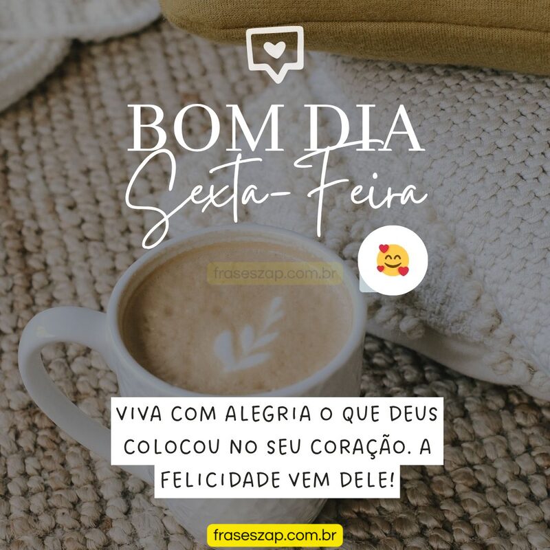 Imagem de sexta-feira para compartilhar no WhatsApp