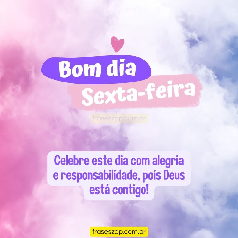 Imagem de sexta-feira para compartilhar no WhatsApp