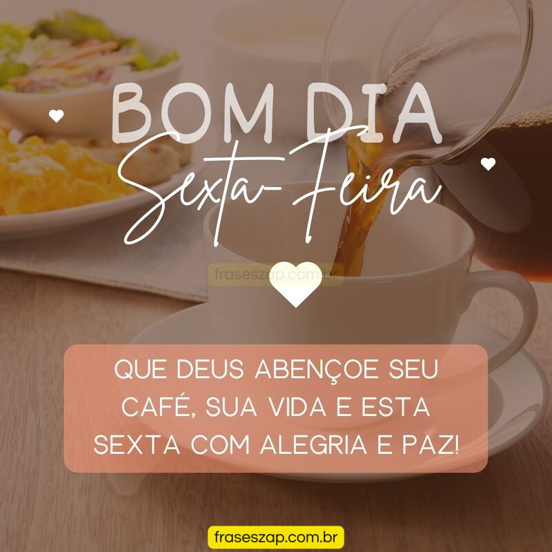 Imagem de sexta-feira para compartilhar no WhatsApp