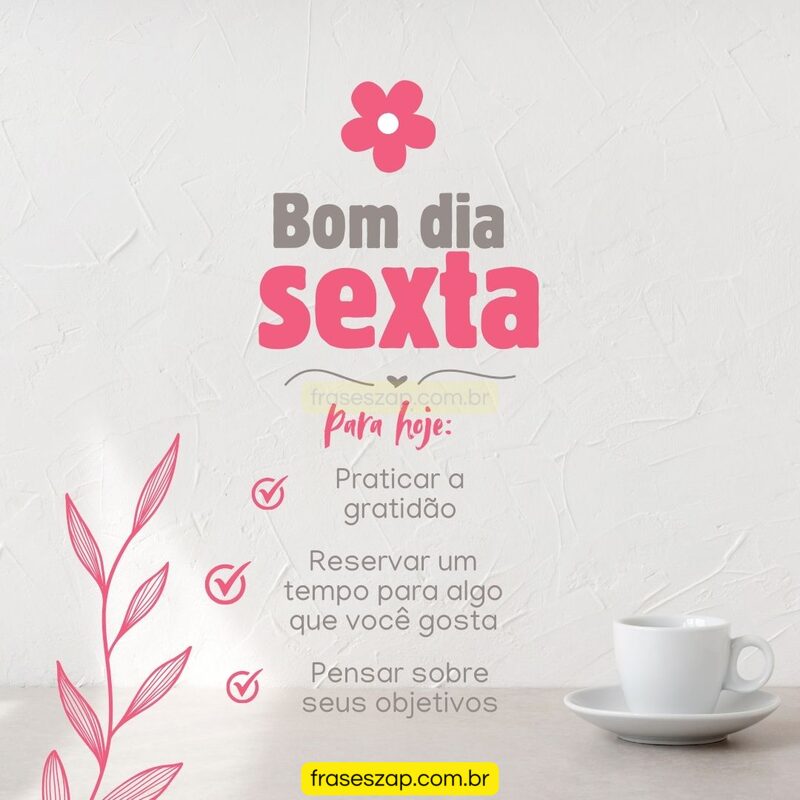 Imagem de sexta-feira para compartilhar no WhatsApp