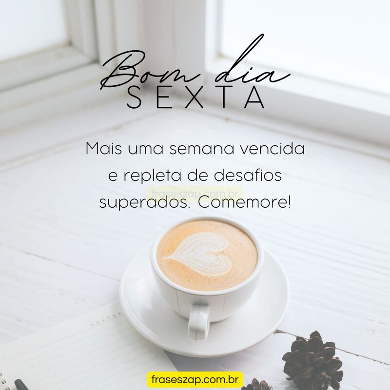 Imagem de sexta-feira para compartilhar no WhatsApp
