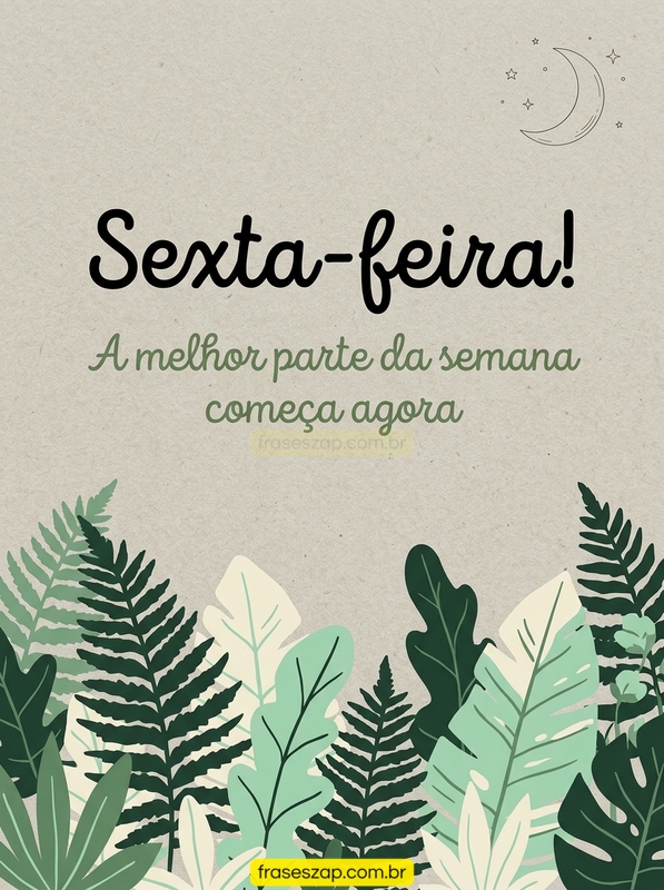 Imagem de sexta-feira para compartilhar no WhatsApp