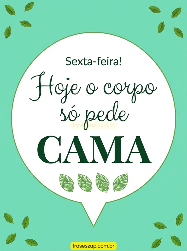 Imagem de sexta-feira para compartilhar no WhatsApp