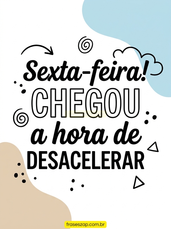Imagem de sexta-feira para compartilhar no WhatsApp