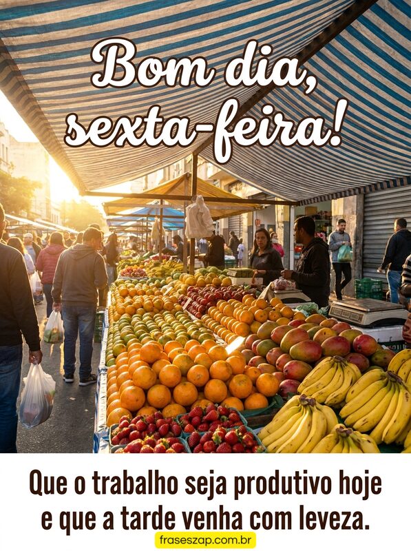 Imagem de sexta-feira para compartilhar no WhatsApp