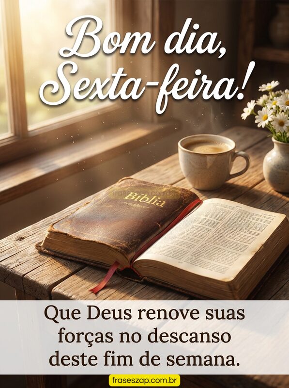 Imagem de sexta-feira para compartilhar no WhatsApp