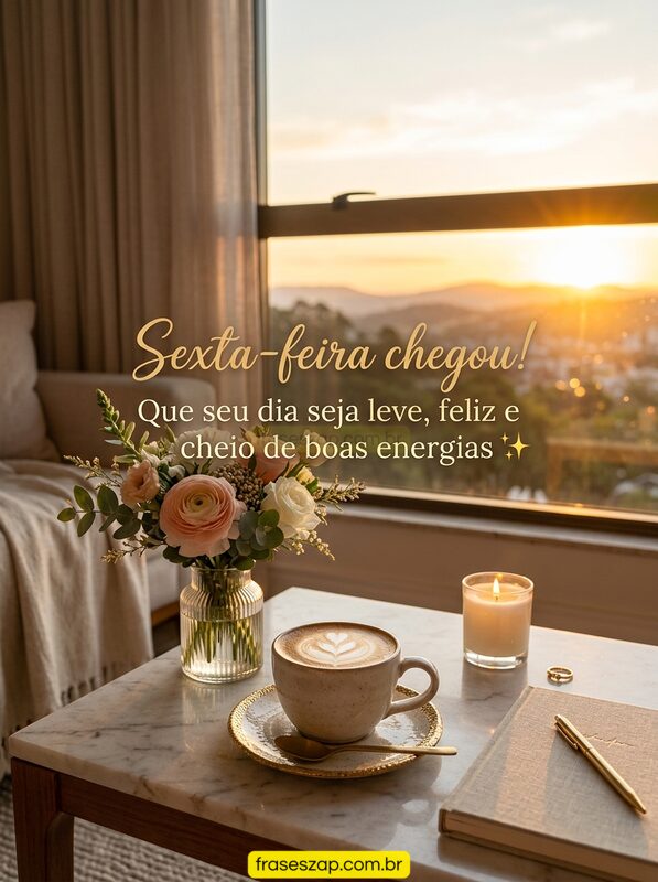 Imagem de sexta-feira para compartilhar no WhatsApp