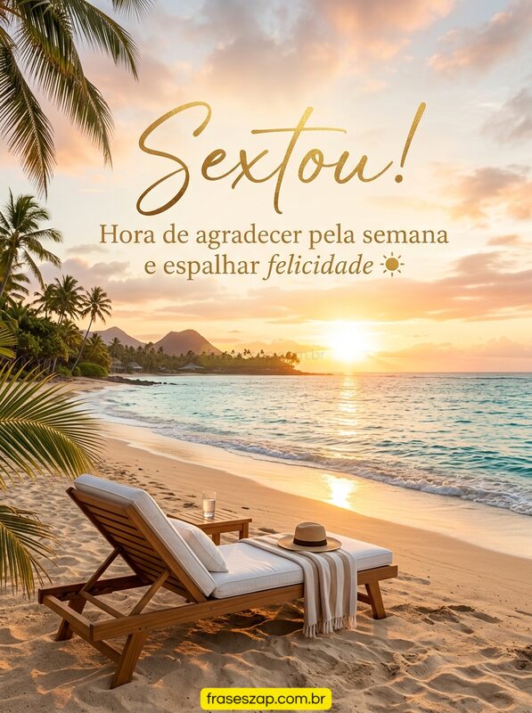 Imagem de sexta-feira para compartilhar no WhatsApp