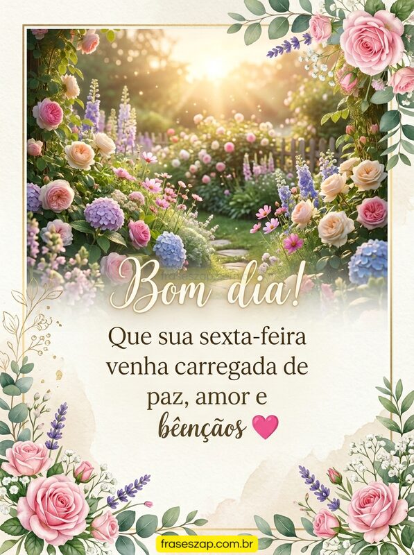 Imagem de sexta-feira para compartilhar no WhatsApp