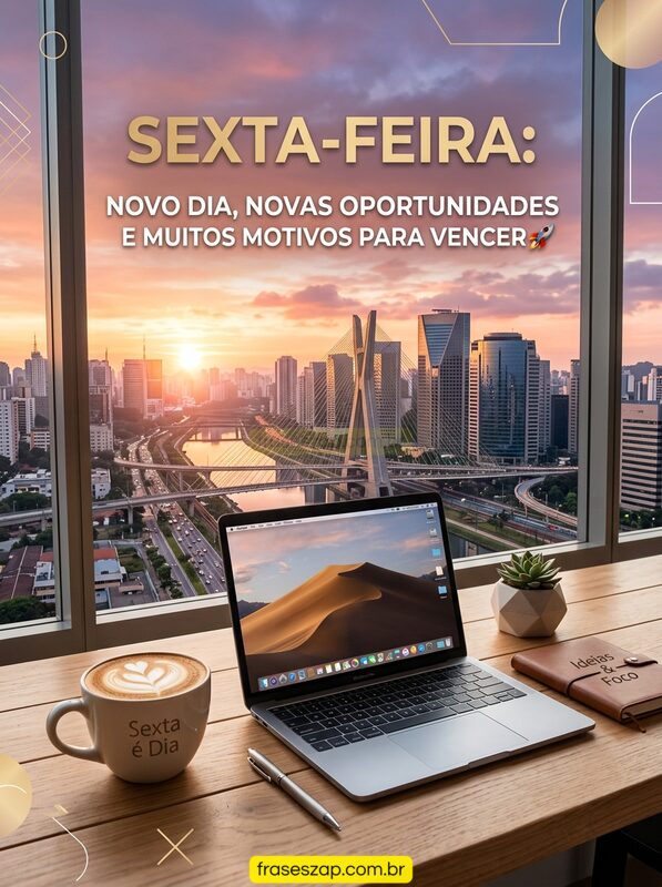 Imagem de sexta-feira para compartilhar no WhatsApp
