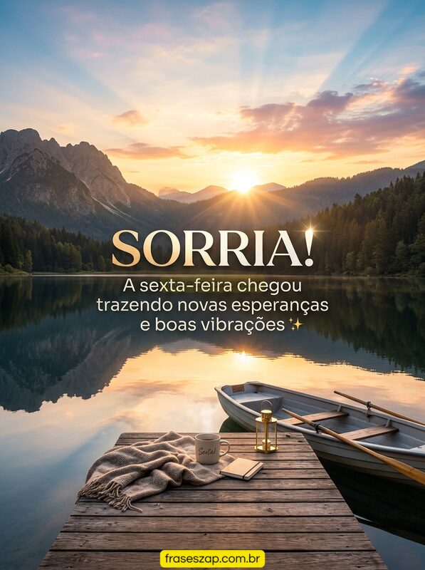 Imagem de sexta-feira para compartilhar no WhatsApp