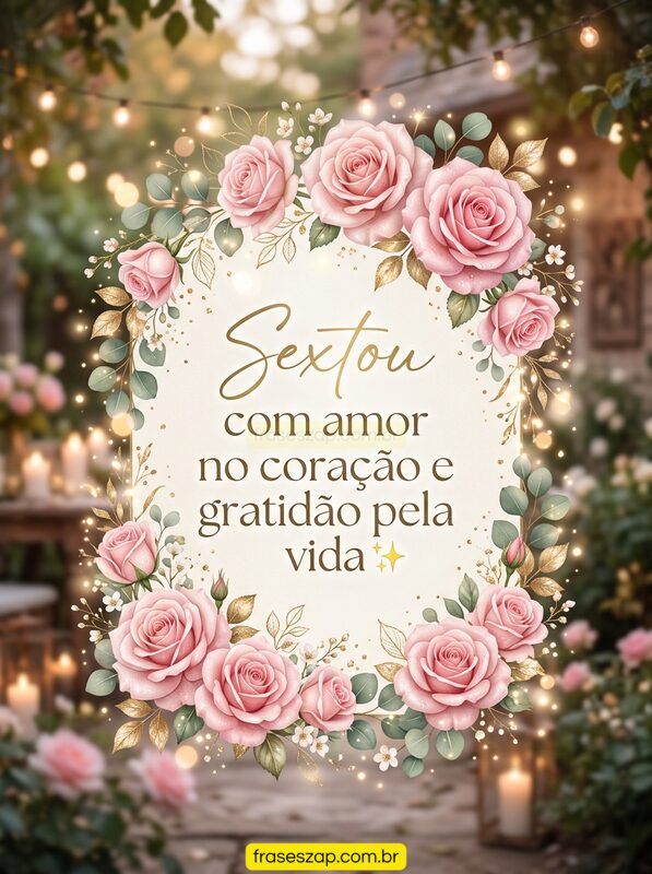 Imagem de sexta-feira para compartilhar no WhatsApp