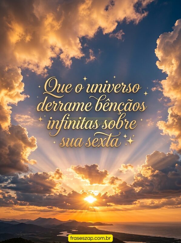 Imagem de sexta-feira para compartilhar no WhatsApp
