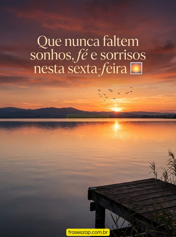 Imagem de sexta-feira para compartilhar no WhatsApp