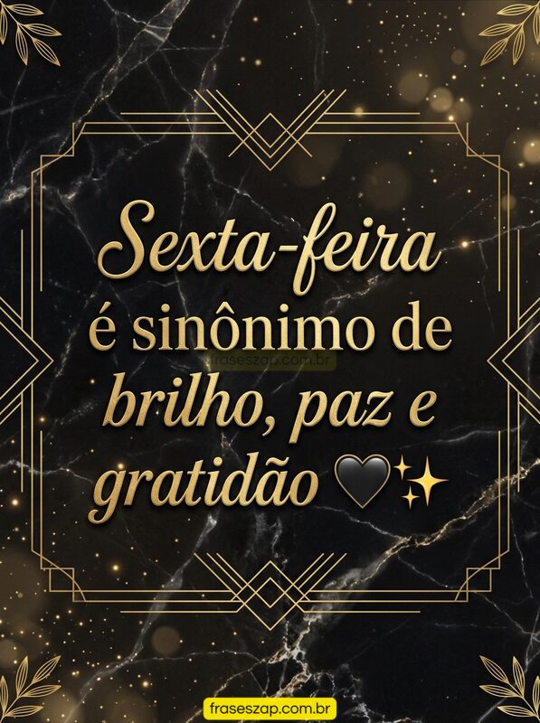 Imagem de sexta-feira para compartilhar no WhatsApp