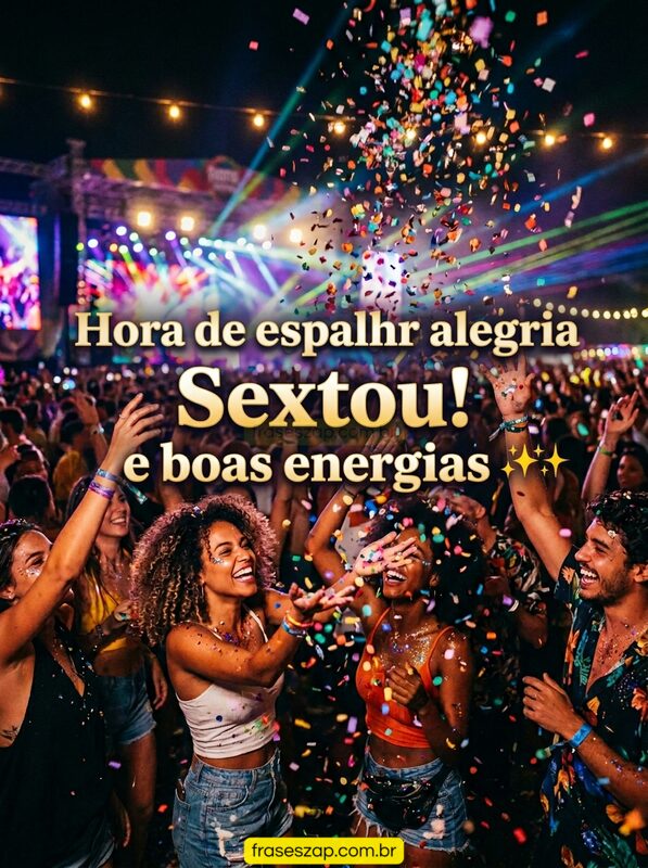 Imagem de sexta-feira para compartilhar no WhatsApp