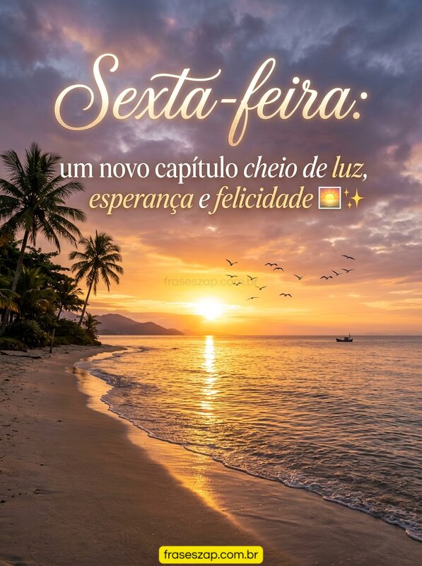 Imagem de sexta-feira para compartilhar no WhatsApp