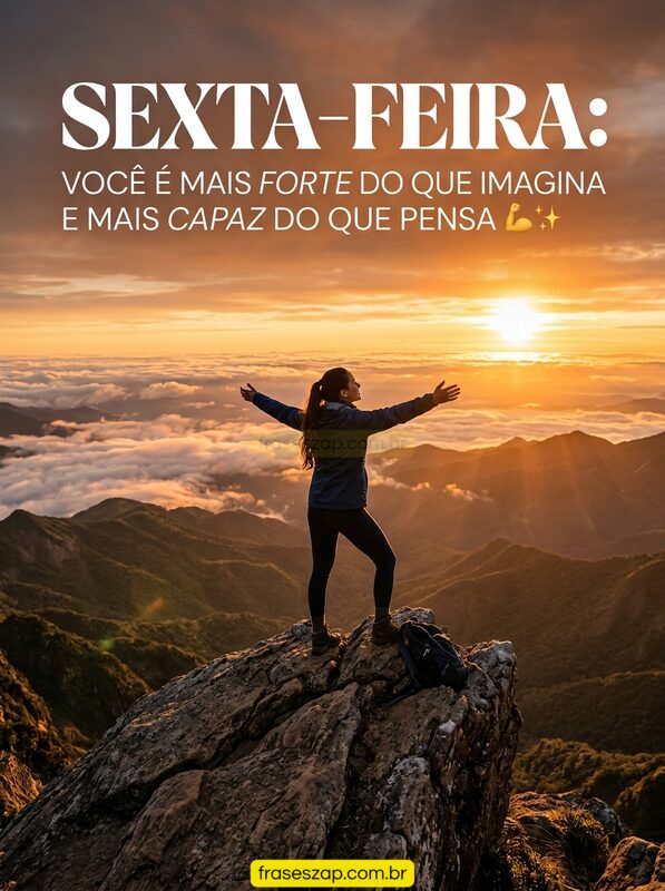 Imagem de sexta-feira para compartilhar no WhatsApp
