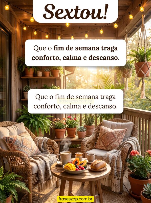 Imagem de sexta-feira para compartilhar no WhatsApp