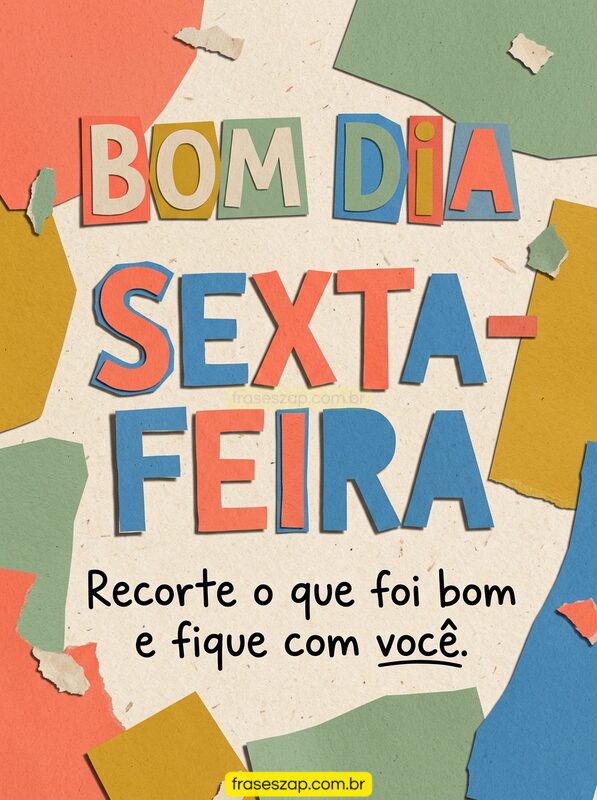 Imagem de sexta-feira para compartilhar no WhatsApp