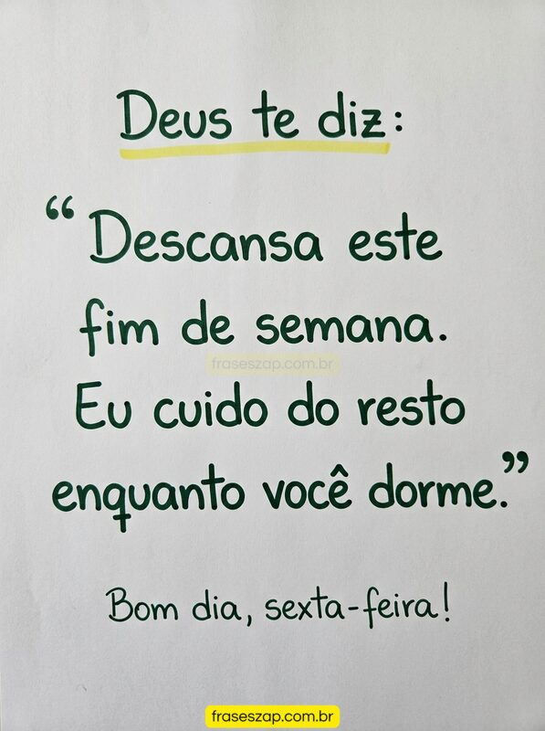 Imagem de sexta-feira para compartilhar no WhatsApp