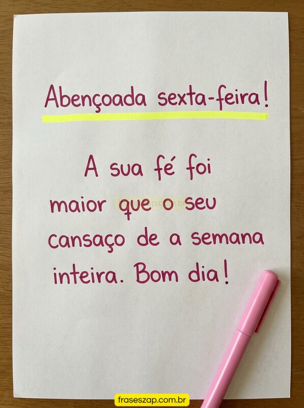 Imagem de sexta-feira para compartilhar no WhatsApp