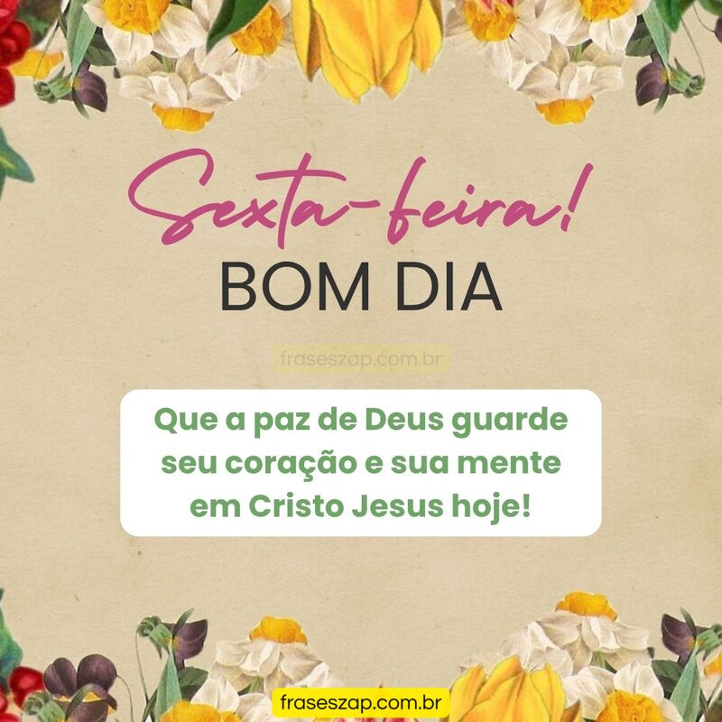 Imagem de sexta-feira para compartilhar no WhatsApp