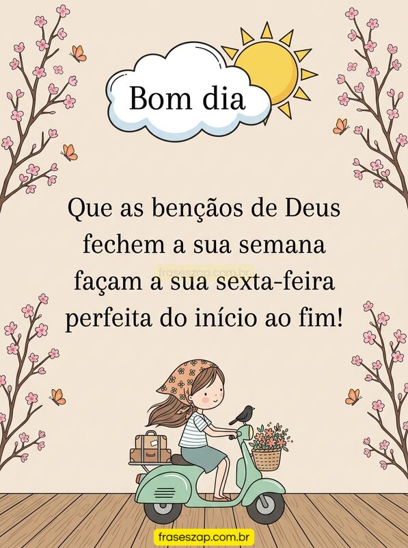 Imagem de sexta-feira para compartilhar no WhatsApp
