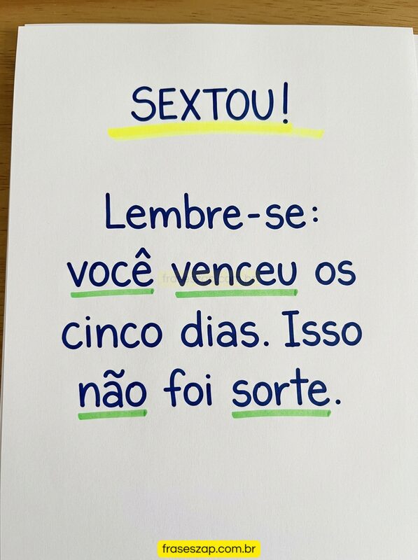 Imagem de sexta-feira para compartilhar no WhatsApp