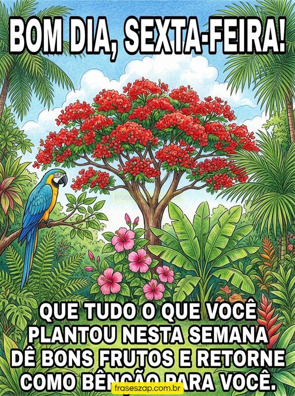 Imagem de sexta-feira para compartilhar no WhatsApp