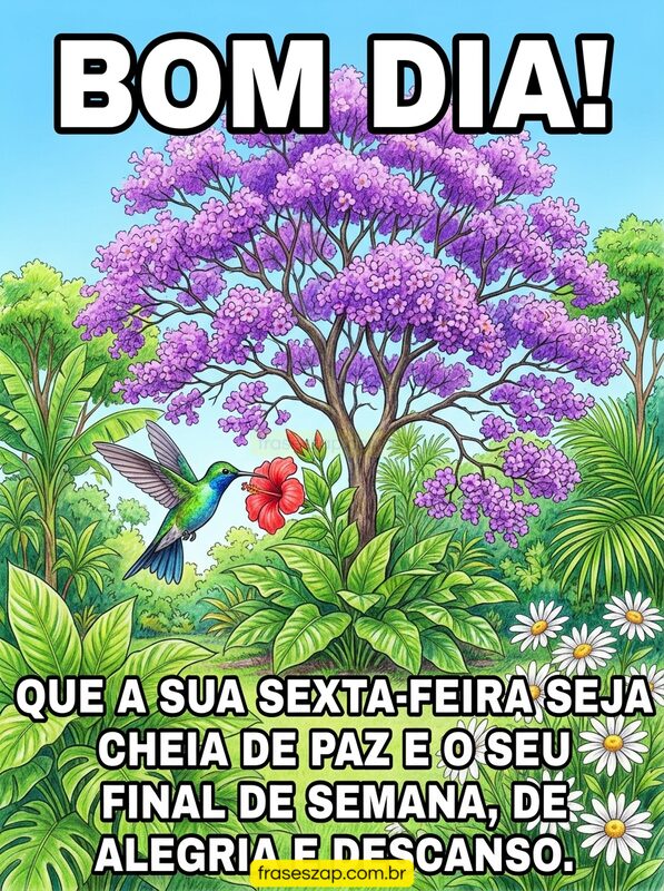 Imagem de sexta-feira para compartilhar no WhatsApp