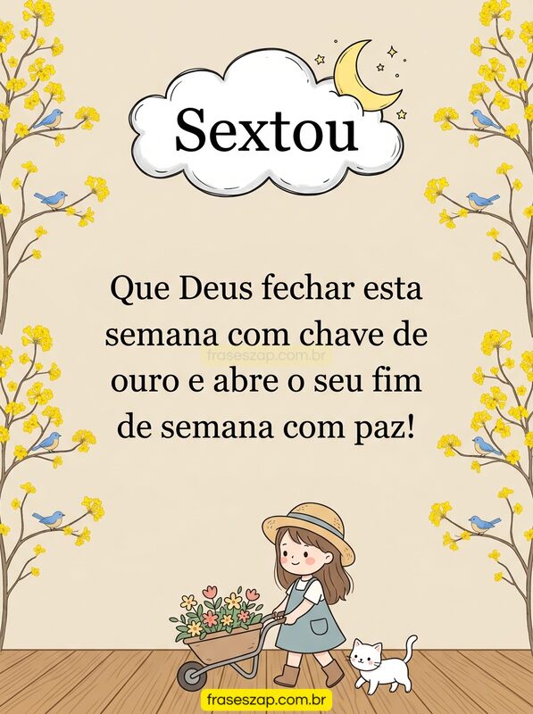 Imagem de sexta-feira para compartilhar no WhatsApp