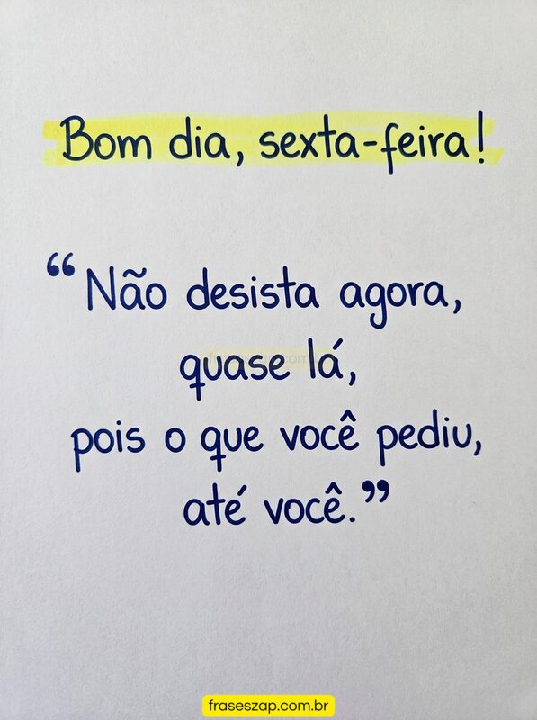Imagem de sexta-feira para compartilhar no WhatsApp