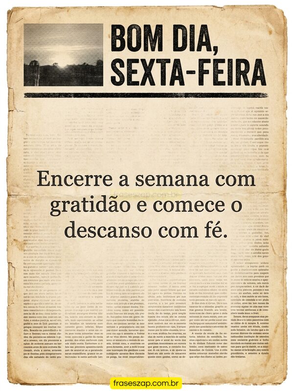 Imagem de sexta-feira para compartilhar no WhatsApp