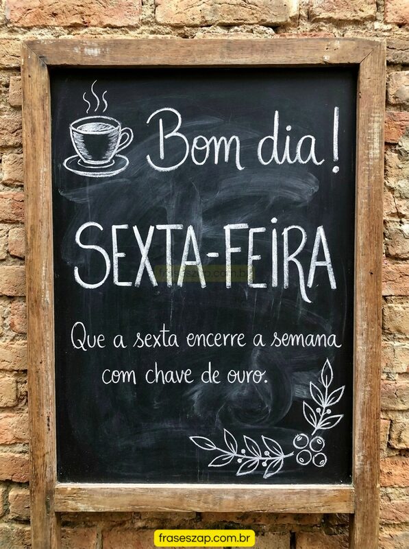 Imagem de sexta-feira para compartilhar no WhatsApp